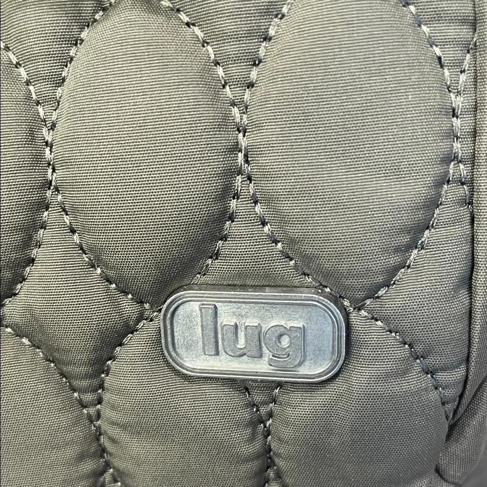 Lug Canter collection Quilted Derby-walnut color dawstring Backpack NWT